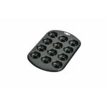 Moule à pâtisserie - kaiser - mini kougelhopf - 12 empreintes - anti - adhérent - métal 29x18 cm Moule à pâtisserie - kaiser - mini kougelhopf - 12 empreintes - anti - adhérent - métal 29x18 cm