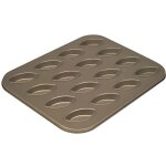 Moule  ptisserie en acier anti - adhrent 16 barquettes - stadter