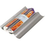 Moule perfor 3 baguettes - patisse - lacor - aluminium - antiadhsif - 38 cm