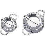 Moule � ravioli - acier inoxydable - 2 pi�ces - presse � p�te - emporte - pi�ce ravioli