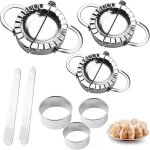 Moule � ravioli - acier inoxydable - 8 pi�ces - accessoires de cuisine - cutter � ravioli