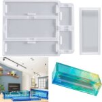 Moule en résine époxy - non spécifié - 2 pièces - silicone transparent - boîte à bijoux - porte - stylos ... Moule en résine époxy - non spécifié - 2 pièces - silicone transparent - boîte à bijoux - porte - stylos ...