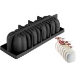 Moule silicone gâteau forme bûche de noël ondulée pâtisserie 3d anti adhérent moule à manqué silicone ... Moule silicone gâteau forme bûche de noël ondulée pâtisserie 3d anti adhérent moule à manqué silicone ...
