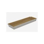 Moule à tarte - de buyer - long inox perforé - 35 x 105 cm - garantie à vie - démoulage facile Moule à tarte - de buyer - long inox perforé - 35 x 105 cm - garantie à vie - démoulage facile