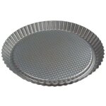 Moule  tarte cannel - de buyer - spcial aux fruits - 28cm - acier anti - adhsif