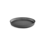 Moule  tarte - ibili - 30 cm - acier antiadhsif - fond amovible - perfor pour cuisson optimale