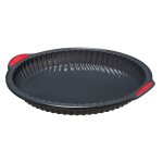5five - moule à tarte 26cm silicone silitop noir rouge 5five - moule à tarte 26cm silicone silitop noir rouge