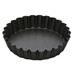 Moule à tartelette rond cannelé - de buyer - en acier anti - adhésif - Ø12cm - hauteur 2. 2cm Moule à tartelette rond cannelé - de buyer - en acier anti - adhésif - Ø12cm - hauteur 2. 2cm