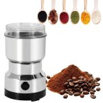 Moulin � caf� - 220v - acier inoxydable - 14500rpm - 300ml broyeur - pour mati�res s�ches - �pices - ...