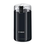 Moulin � caf� - bosch - 341503 - capacit� 75g - 180 w - lame et bol en acier - noir