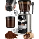 Moulin � caf� �lectriquemoulin � c�ne portable sans fil�cran tactile led 34 r�glages de mouture capacit� ...