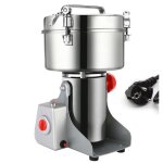 Moulin a cereales inox 2500g ? 4200w broyeur dherbes c�r�ales �pices graines farine ? moteur 32000 tr ...