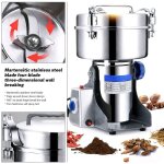 Moulin � �pices �lectrique inoxydable - moulin � grains �lectrique 800g - broyeur alimentaire - 2980w ...