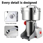 Moulin � grains �lectrique - 2500g moulin � �pices �lectrique inoxydable - 32000tr - min - 4200w - r�glable ...