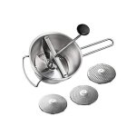 Moulin  lgumes - gefu - flotte lotte - argent / white - inox - 3 disques interchangeables