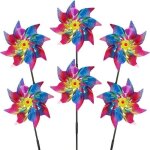 Moulin � vent anti - oiseaux - mhy� - r�fl�chissant - protection de jardin - 58 cm de haut - 28 cm de ...