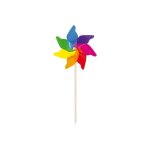 Moulin a vent geant multicolore h 120 cm  62 cm