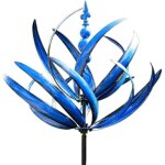Moulin � vent jardin m�tal 360� �olienne rotative spinner dynamique 3d jardin / terrasse / pelouse .