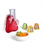 Moulinex fresh express dcoupe - lgumes lectrique, rpe 3 - en - 1, cnes couleur, large goulotte, ...