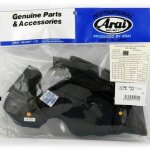 Mousse casque de moto arai sz / ram 3 m - noir - 7 mm