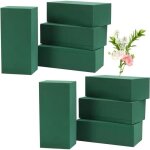 Mousse de fleurs vertesmousse absorbante pour compositions florales 8 pi�ces fournitures darrangements ...