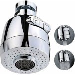 Mousseur et brise - jet pour robinet rotation � 360 degr�s avec 2 modes r�glables de douche et de pulv�risatio ...