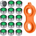 Mousseur pour robinet - jormftte - m24 - 15 pices - laiton chrom - conomiseur deau