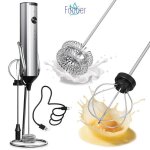 Mousseur � lait avec 3 vitesses mini m�langeur rechargeable avec 2 fouets en acier inoxydable pour matcha ...