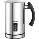 Mousseur  lait lectrique 500 w en acier inoxydable avec fonction lait chaud et froid mousseur automatique ...