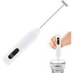 Mousseur � mousser �lectrique rechargeable - pour caf� latte cappuccino chocolat lait ?ufs caf� cr�me ...