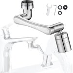 Mousseur pour robinet de cuisine et de salle de bain buse de mélange 2 modes robinet pivotant à 1080 ... Mousseur pour robinet de cuisine et de salle de bain buse de mélange 2 modes robinet pivotant à 1080 ...