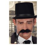 Moustache de dtective auto adhsive - boland - accessoire pour homme adulte - noir