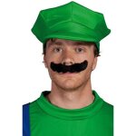 Moustache mario / luigi  lunit - mario bros - accessoire - mixte - vert - adulte