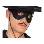 Moustache noire zorro - atosa - adulte - mixte - licence zorro