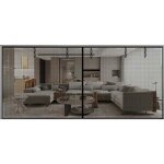 Moustiquaire baie vitr�e 244 x 144 cm coulissante ? aimants magn�tiques pour fermeture automatique ? ...