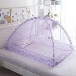 Moustiquaire - d�me - portable - pliable - 80x120x90cm - violet