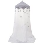 Moustiquaire toile baldaquin ciel de lit mosquito net - amanka - 24x8 m - blanc - mixte
