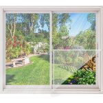 Moustiquaire fen�tre 150 * 180cm lot de 2 filet anti - insectes avec ruban adh�sif bande auto - agrippante ...