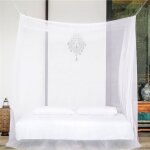 Moustiquaire de lit - premium - 180x200x200cm - sans porte - �l�gante - lavable