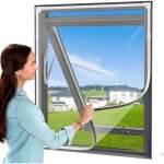 Moustiquaire magn�tique 120 x 110 cm - toile - moustiquaire - installation facile - moustiquaire pour ...