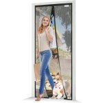 Moustiquaire magn�tique pour porte de balcon 85x200 cm rideau anti - insectes en nylon robuste fermeture ...
