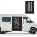 Moustiquaire magn�tique pour porte coulissante vw t5 t6 ? protection anti - insectes