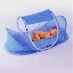 Moustiquaire pliable bb portable avec coussin et oreiller rose voyage en plage vite lit tente simple ...