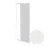 Avosdim store moustiquaire porte alu luxe - h230 x l140cm recoupable - blanc 9010 textur� - protection ...
