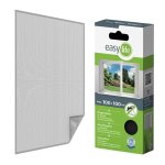 Moustiquaire sans perçage auto - agrippante pour fenêtre standard 100 x 100 cm - maille polyester anthracite ... Moustiquaire sans perçage auto - agrippante pour fenêtre standard 100 x 100 cm - maille polyester anthracite ...