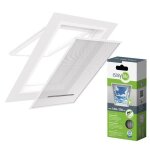Moustiquaire - easy life - 140 x 170 cm - sans perage - auto - agrippante - zippe