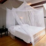 Moustiquaire - xvx - premium - 2 ouvertures - polyester durable - 190x140 cm