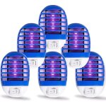 Moustique tueur lampe lot de 6appareil anti moustique destructeur de mouches intrieurmoustique attrape ...