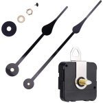 Mouvement de m�canisme dhorloge � quartz bricolage avec grandes aiguilles noires 175 mm. horloge murale ...