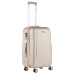 Moyenne valise 68cm tsa - carryon skyhopper beige - valise expandeur rigide 65l